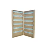 Wall-mounted Key Cabinet 100-Bit With Key Tag 100 Hooks Lock Box