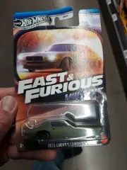 Hot Wheels Silver Series Fast & Furious Villains 1973 Chevy Camaro 4/5 Green