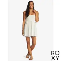 在飛比找momo購物網優惠-【ROXY】女款 女裝 細肩帶無袖連身短裙洋裝 LA BOM