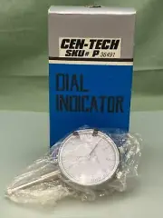 NEW GENUINE CEN-TECH P36491 1" Travel Machinist's Dial Indicator