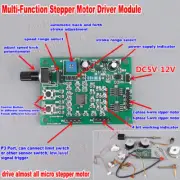 DC5V-12V 2-phase/4-phase 5-wire Mini Stepper Motor Driver Board Speed Controller