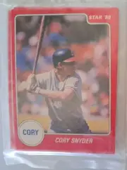 1988 Star Company CORY SNYDER 11 Card Sealed Set Cleveland Indians 1/2500 Made.
