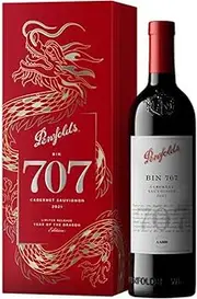 Penfolds Bin 707 Cabernet Sauvignon 2021 750ml Luna New Year Gift Box (Year of the Dragon)