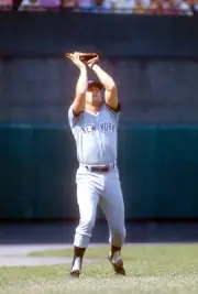 Graig Nettles New York Yankees catches a pop-up against the Baltim- Old Photo