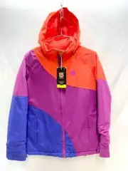 Burton Girls Hart Snow Ski Snowboard Winter Jacket Grapeseed Block Sz XL NEW