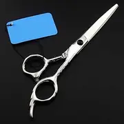 Hair Cutting Shears, Professional Hair Shears Hair Cutting Thinning Scissor Fish Scale Handle Professional Hairdressing Style Salon Barber Tool Scissor for Hair