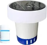 Chlorine Dispenser for Pool - Solar Pool Chlorine Float | Adjustable Release Chlorinator, Pond Tablet Holder, Cleaning Supplies for Outdoor