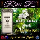 WHITE AMBER MUSK Scented Soy Wax Melts Candle Tarts Snap Bar