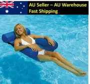 Inflatable Floating Bed Water Hammock Float Pool Lounge Bed Sea Beach Couch AU