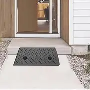 Portable Curb Ramps, Heavy Duty Automotive Driveway Ramps, Rubber Wheelchair Threshold Ramp, Loading Shed Ramps for Sidewalk Warehouse Garage(50x30x10cm)
