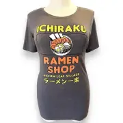 New Torrid 2 (2X 18/20) Naruto Anime Punk Gothic Ramen Shop Graphic Tee T Shirt