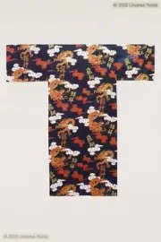 Japanese Yukata Kimono Men Dragon & Cloud Cotton Robe Made in Japan