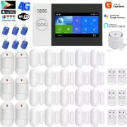 K20 Tuya APP WiFi+4G Wireless Home Security Alarm System+Alexa+Google Assistant
