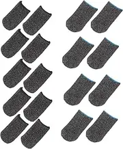 QUMIIRITY Gaming Finger Sleeves 10 Pairs Soft Material Anti-Sweat and Easy to Clean for Long-Lasting Use