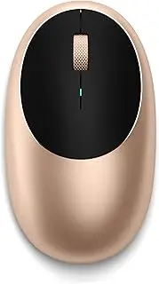 [SATECHI] M1 Wireless Bluetooth Mouse with Rechargeable Type-C Port - for MacBook Pro/Air, iPad Pro, iPad Air, Mac mini, iMac and More (Gold)
