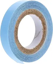 Ipetboom 1 Roll Wig Film Clear Duct Tape Hair Ribbons Lace Tape Women Wig Tape Hair Extension Wig Tape Women Hair Tape Lace Front Tape Lace Front Wig Tape Women Lace Wig Tape Blue Glue