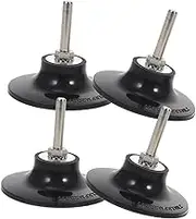 PLAFOPE 4pcs Sanding Disc Pad Holder for Drills and Grinders Compatible Tools Quick Replacement for Efficient Polishing Tasks