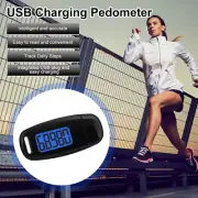 LCD Run Simple Step Counter Walking 3D Pedometer Calorie Sport with Clip Lanyard