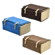 Portable Travel Tea Set Storage Bag Kungfu Tea Set Gift Bag Imitation Linen