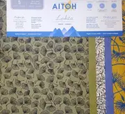 Aitoh Lotka Paper Pack 8.5"X11" 5/Pkg-Leaves & Seeds 5A002HW6-1GKD0