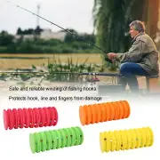 ORANGE 10pcs Fishing Foam Spools Multipurpose EVA Foam Fishing Winding Board FA
