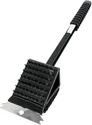 HYTROVE BBQ Brush Long Handle Copper Wire Grill Cleaner for Effortless Outdoor BBQ Cleaning for Gas Grills for Safe Use