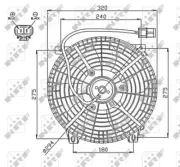 RTG Engine Cooling Fan Fits Suzuki Jimny 1998- 1.3 1.6 1.8 + Other Models