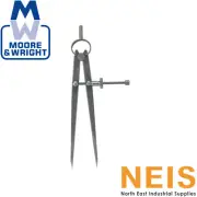 MOORE & WRIGHT Spring Joint Divider Calipers Steel (Size Var.) MW50/x - Polished