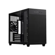 ASUS Prime AP201 MicroATX Tempered Glass Case Black - Quasi-Filter Mesh Panels -