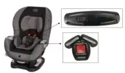 Child Car Seat Harness Chest Clip&Buckle Safe Set Evenflo Triumph (Advanced, LX)