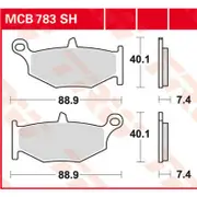 TRW Lucas Sintered lining MCB783SH