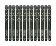 13 Pack Midsize Black Half-Corded Multi Compound Golf Grips .60