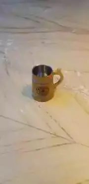 Handmade 5 " Beer mug steel inside Viking Beer Cup Wooden Tankard Wood Beer Mug