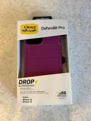 OTTERBOX Defender Pro Series Fitted Case for iPhone 13/14 - Magenta Color