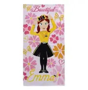 New Licensed THE WIGGLES - EMMA Bowtiful POOL BEACH BATH TOWEL COTTON 60x120cm