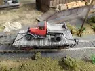 HO Roco Freight Railway Car Custom Detailed Hand Painted Weathered #3045