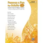 【599免運費】FAMOUS & FUN FOR ADULTS: POP, BOOK 1 ALFRED 00-30136