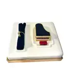 Estee Lauder 2000 Black & Gold Grand Piano & Bench Solid Perfume Compact NOS Box