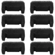 8 Pack Cat Water Fountain Foam Filter, Black Replacement Cat Fountain Sponge ...
