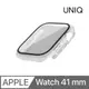 UNIQ Apple Watch Nautic IP68 防潑水防塵超輕量曲面玻璃錶殼 41 mm 透明
