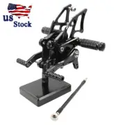 For Kawasaki CNC Adjusting Rearset Footrest Foot Pegs NINJA300/250 2013-2016