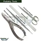 Podiatry Instruments Kit Toenail Ingrown Nail Nipper Nail File Diamond Deb CE
