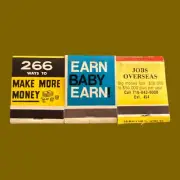 3 Vintage 266 Ways To Make Money Matchbooks Unstruck Earn Baby Earn”