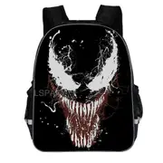 Superhero Venom Schoolbag Travel Backpack Shoulder Bag Black Primary Mochilas Gift For Kids Students