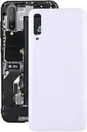 HUOLUNGJIN Replacement Battery Back Cover for Samsung Galaxy A50 SM-A505F/DS,Housing Door Repair Part for Galaxy A50 SM-A505F/DS (White)