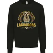 A Labrador Dog Kids Sweatshirt Jumper