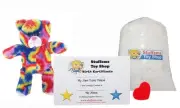 Make Your Own Stuffed Animal Mini 8 Inch Rainbows the Bear Kit - No Sewing Requi