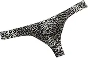 [MuscleMate] Hot Men's Leopard Print Thong G-String Underwear, Men's Leopard Print Thong Undie.