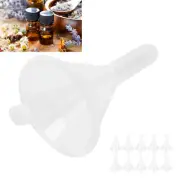 10pcs Small Transparent Funnels Multi Purpose Filling Tools For Cosmetic Liq HR6