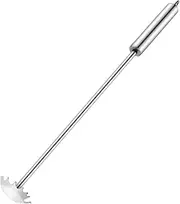 Grill Scrape Gadget,Grill Clean Tool,Stainless Steel Scrubber Accessories,Grate Scrape Gadget,Griddle Scrape Gadget for Garden,Barbecue,Kitchen